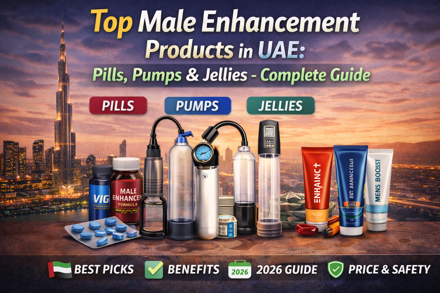 Top Male Enhancement Products in UAE: Pills, Pumps & Jellies – Complete Guide